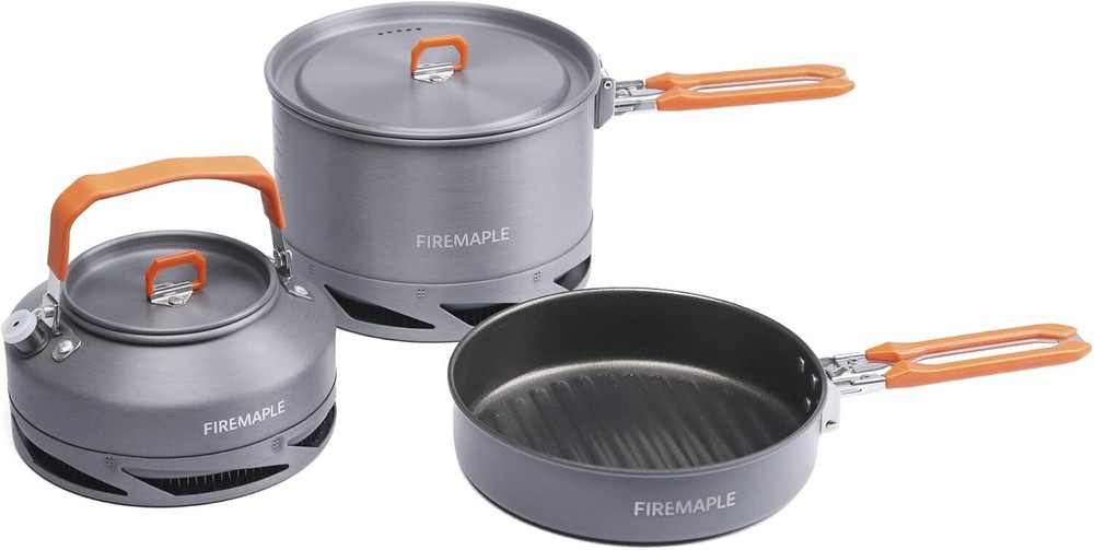 Fire-Maple Feast 4 Piece Camping Cookware Cookware Cookware Kit Outdoor