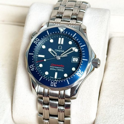 OMEGA Seamaster Blue Men's Watch - 2223.80.00 Immaculate Full Set 36mm