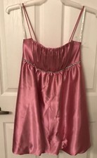 Jessica McClintock Cocktail Party Dress Pink W Rhinestones Jrs Size 7