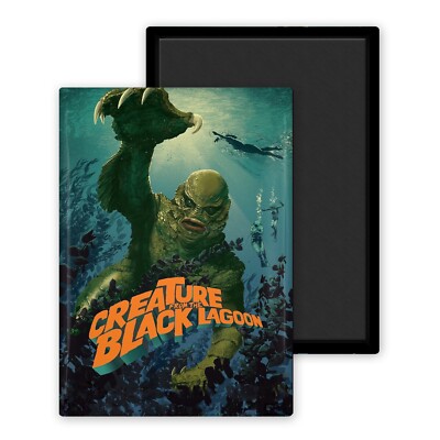 Kreatur aus der Schwarzen Lagune Version 2 Poster Film-Magnet Kühlschrank 54x78mm