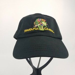 black strapback dad hat