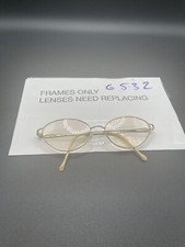 Vintage Marchon Titanium Eyeglasses Misty Brown Sand Tres Jolie 49T 56 13 135