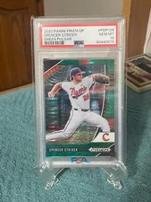 Spencer Strider - 2020 Panini Prizm DP - Green Pulsar- #PDP126 - PSA 10