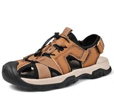Men's Beach Outdoor Sandals Shoes Casual Flats Summer Comfort Ventilation 38-46