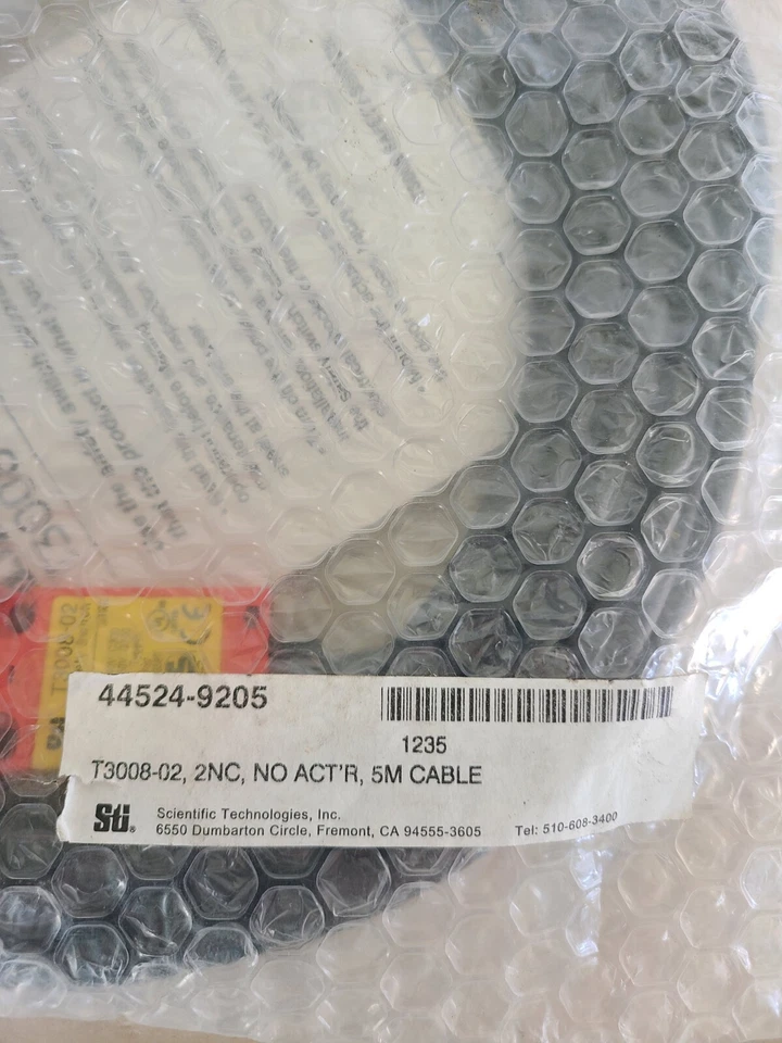 STI T3008-02 Limit Switch No Actuator 2NC 44524-9205 5 M CABLE, Factory Sealed - Image 3 of 4