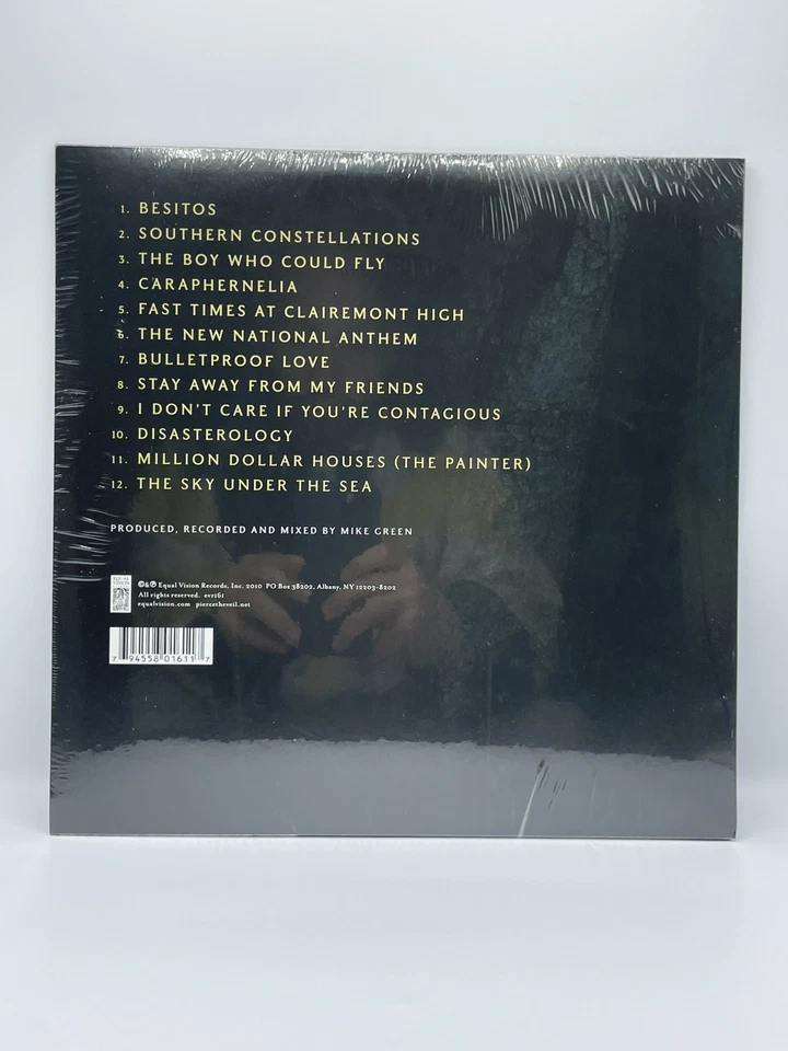 NEW Pierce The Veil Selfish Machines Green in Clear Color Vanilla Splatter /1000 - Image 4 of 4