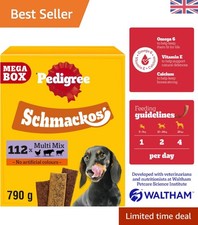 Delicious Schmackos Treats Mega Pack: Beef, Chicken & Lamb - Adult Dogs, 790g 17.51 per kilo