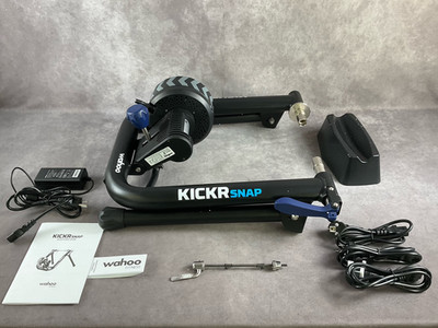Wahoo KICKR SNAP Indoor Flywheel Bicycle Trainer Black Power Adapter UNTESTED