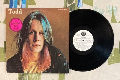 Todd Rundgren 2 LP Todd 1974 White Label Promo VG+/VG+
