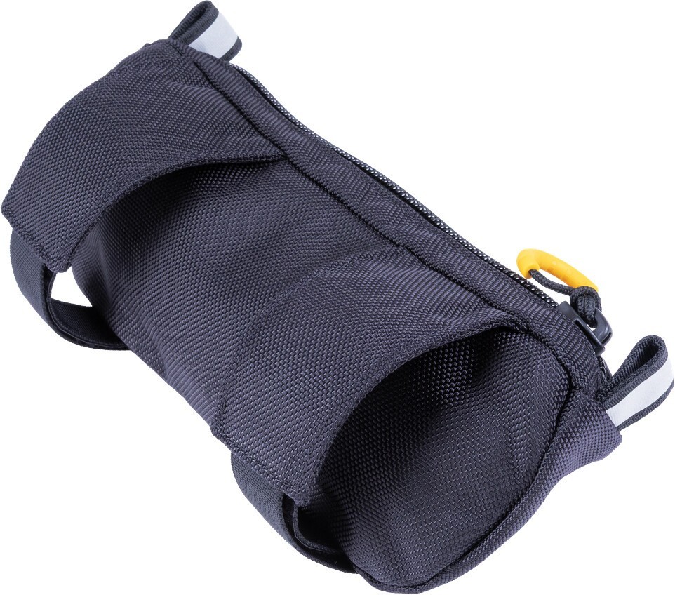 NEW GIANT LOOP ZIGZAG HANDLEBAR BAG BLACK MOTORCYCLE BMX MTB DUAL