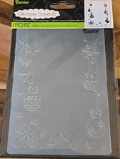 Darice Embossing Essentials 4.25x5.75 Ornaments Hung 1215-65