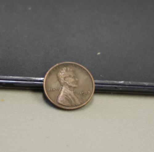 1923 S US Lincoln Cent 1c Nice Fine (Cleaned) Semi Key