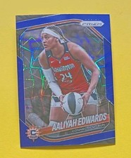 2025 #94 Aaliyah Edwards Panini Prizm Blue Velocity Prizm Sun