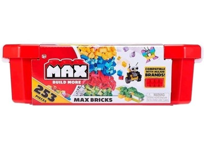 Max Build More Max Bricks 253 Piece Interlocking Blocks Compatible 