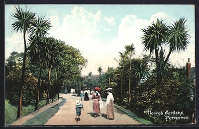 Ansichtskarte Penzance, Morrab Gardens 1909 