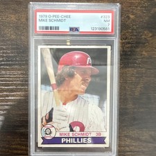 O-Pee-Chee 1979 Mike Schmidt #323 PSA 7 Base Set Phillies Baseball Card