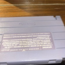 Super Mario World 2 Yoshi’s Island SNES Authentic Cartridge  Working Read