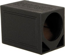 QPower Single Triangle Car Audio Ported Subwoofer Box,Fits Most 12-In Subwoofers