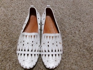 Spring Step Women's Leather Slip On Shoes Fusaro White Size 42