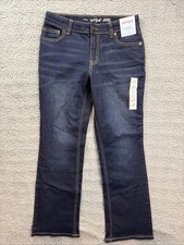 Cat Jack Girls Youth Size 14 Dark Wash Mid Rise Denim Bootcut Jeans