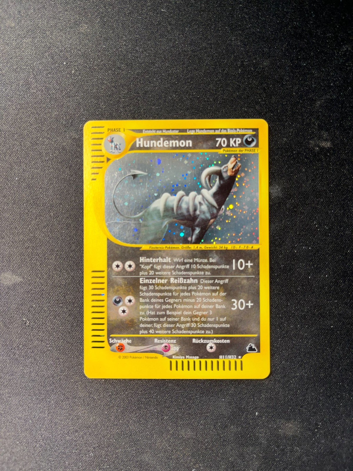 2003 Skyridge Houndoom H11/H32 Holo Rare NM