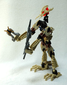 2009 LEGO Bionicle Glatorian Vorox  8983 Almost Complete w/ Canister