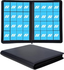 16 Pocket Card Binder, Ringless Zip Trading Card Binder, 1000 Double Sided P...