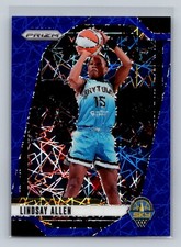 2024 Panini Prizm WNBA #107 Lindsay Allen Blue Velocity Prizms