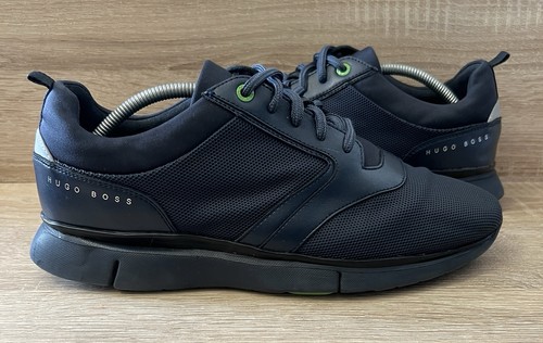 Hugo Boss Verde Gimnasio Correr Azul Marino Entrenadores Zapatos Atléticos (Reino Unido Talla 9) 50370440 - Imagen 4 de 15