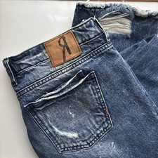 Buckle Remix by Rock Revival Heavy Distressed Jeans Mens Size 31 Y2K Grunge