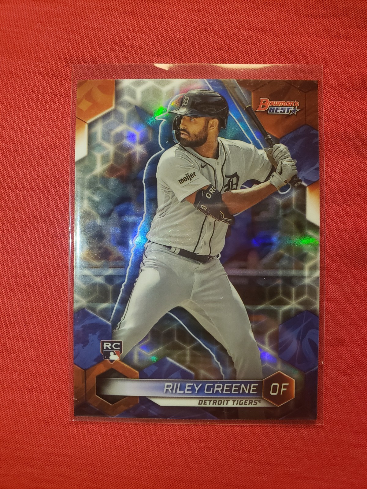 2023 Bowman's Best REFRACTOR Riley Greene RC