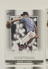 2019 Leaf Perfect Game National Showcase #208 George Klassen Los Angeles Angels