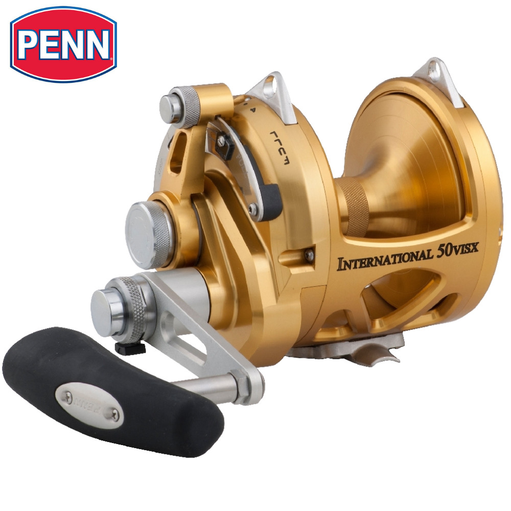 Обычная 2-х скоростная катушка PENN Saltwater International VI 50VISX Gold 187290₽