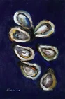 Demenko Natalia still  life  OYSTER Oil painting UKRAINE 8X12