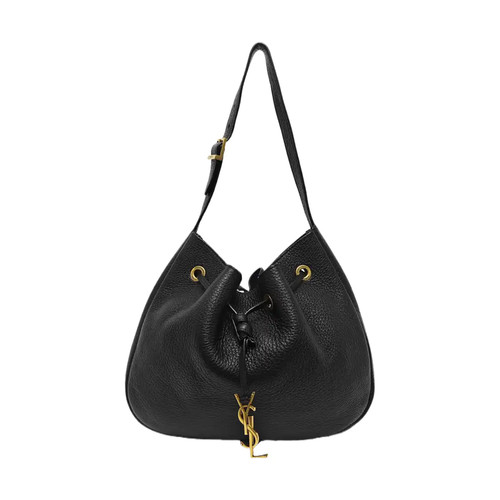 Yves Saint Laurent PARIS Handbags Leather Black Free Shipping | Duties Paid