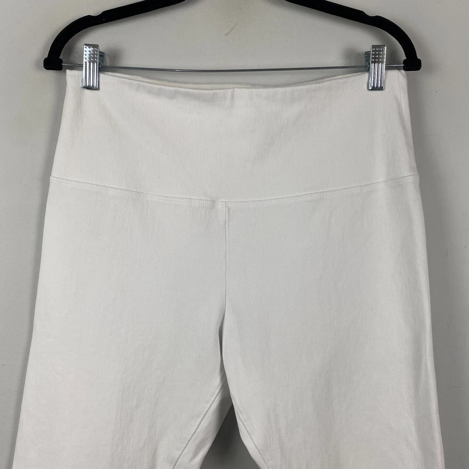 Leggings Capri Lysse Perfect Denim Talla Grande Blanco Pull On Foto 2 de 4
