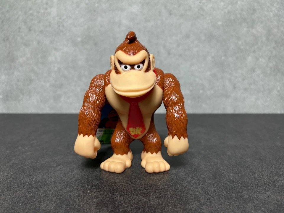 Takara 1999 Donkey Kong & Diddy 4" Sofubi Figura Vinilo Familia Burro Con Etiqueta Foto 3 de 4