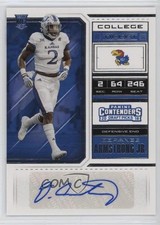 2018 Contenders Draft Picks Ticket Blue Foil Dorance Armstrong Jr #234 Auto un2