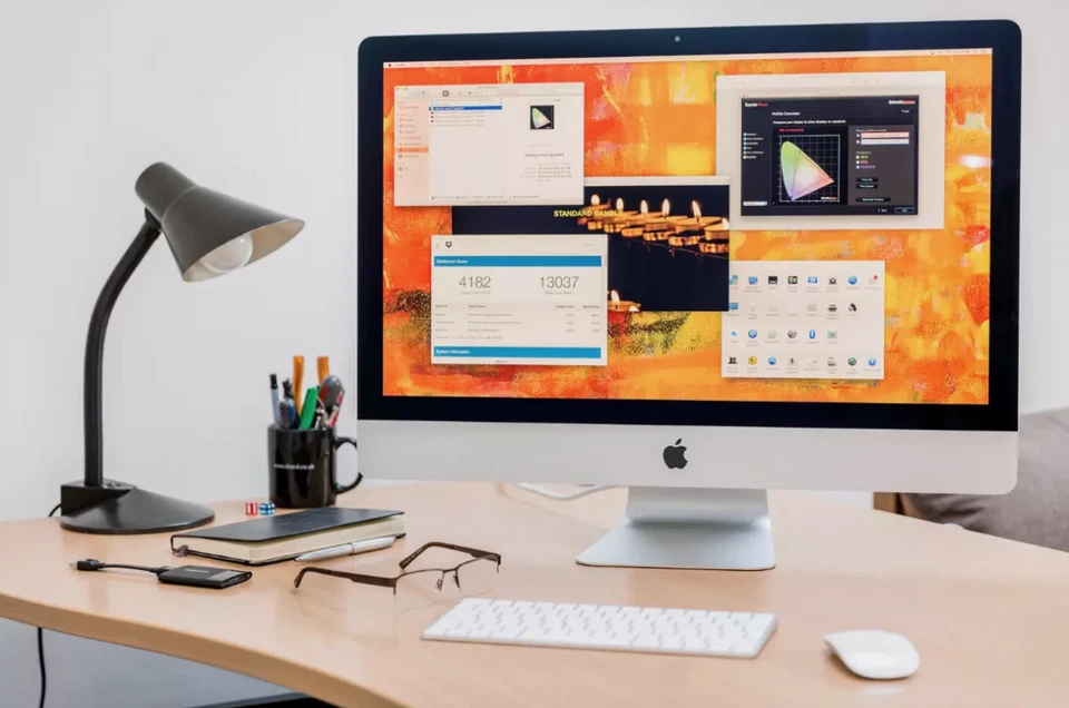 Apple iMac 27" 5K Retina i5 9600K Turbo 4.6GHz 2019 32GB RAM 2.12TB Fusion Hurry - Image 2 of 4