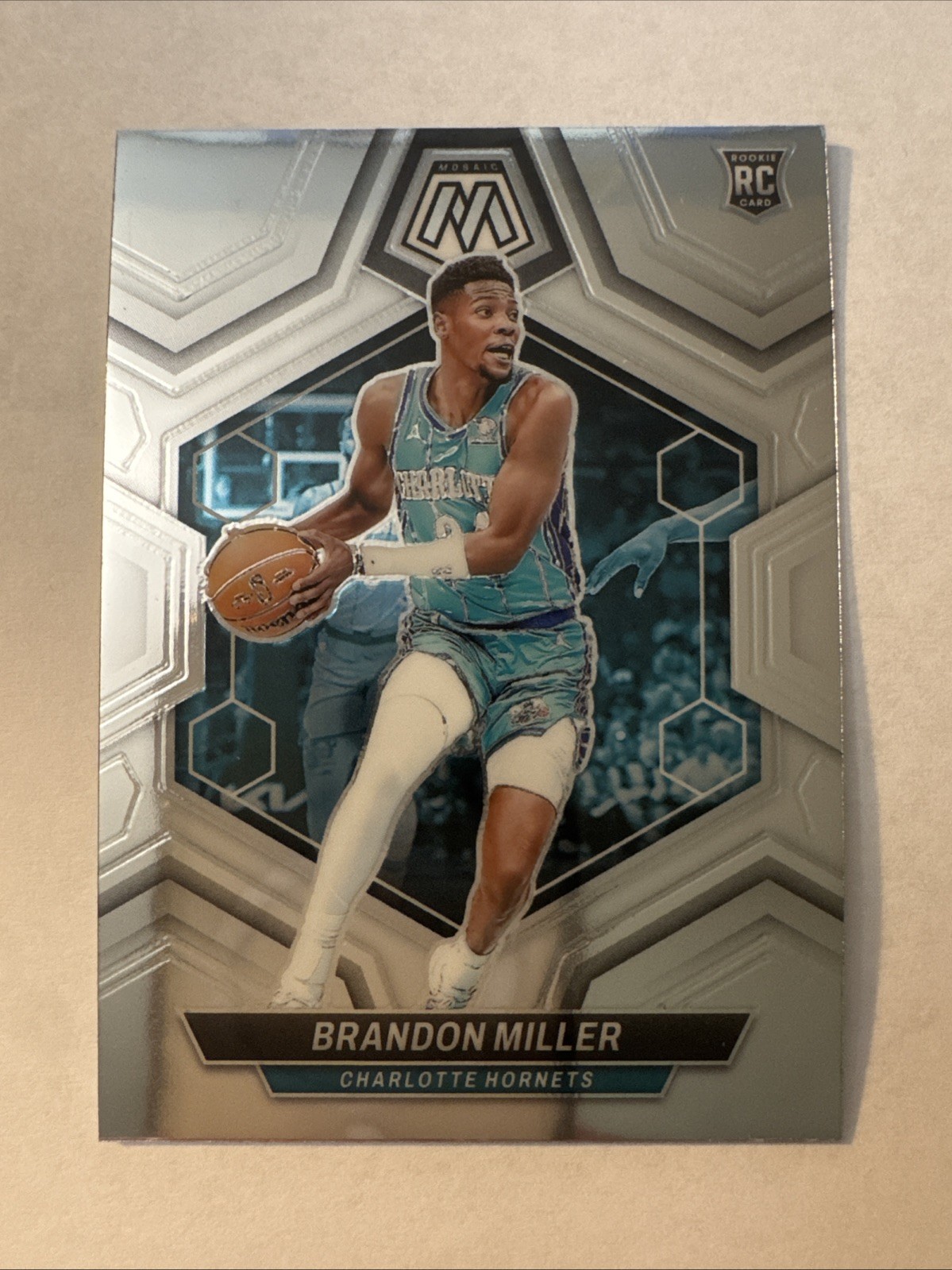 2023-24 Panini Mosaic Brandon Miller RC #202 Charlotte Hornets