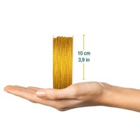 Halbach SeidenbäNder Premium Kordel 2Mm X 50M Gelb ÖKo-Tex