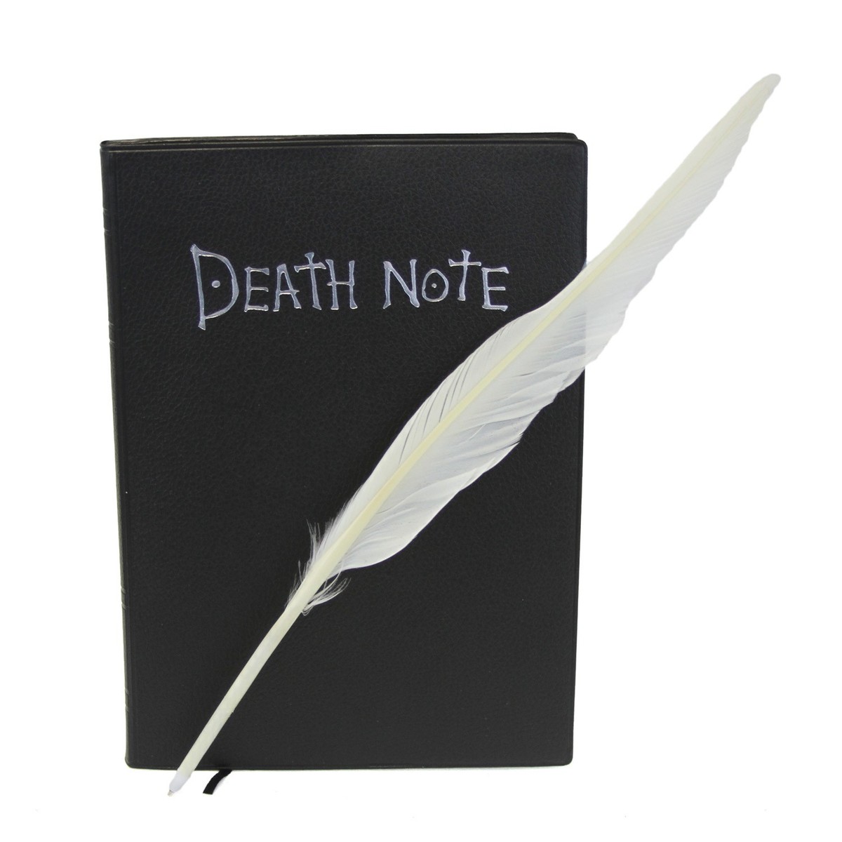 death note card binder NOTEBOOK WITH FEATHER PEN QUILL A5 Notebook (Anime Note Book Journal) Shinigami Tech 9-Pocket Trading Card