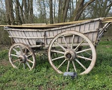 Horse Dray Cart Shire Horse  Pony Agricultural Vintage Antique