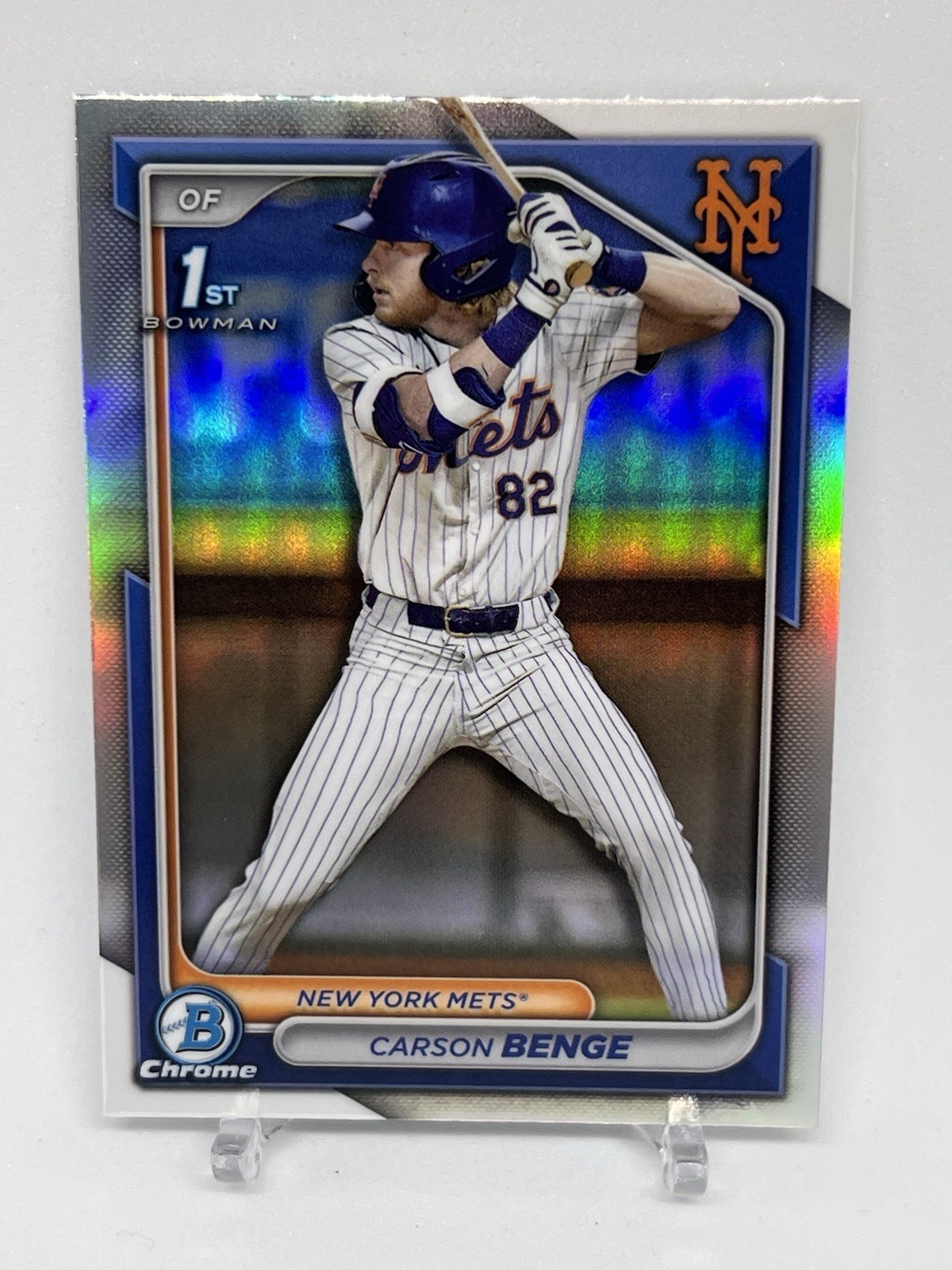 2024 Bowman Draft 1st Bowman Chrome Carson Benge #BDC-28 Refractor