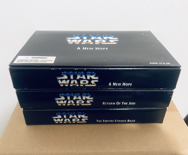 STAR WARS OG TRILOGY MINI FIGURES 3 COMPLETE SETS NEW VINTAGE SET KAMIRU KUBRICK