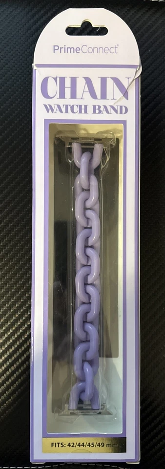 Pulsera de cadena púrpura Prime Connect Apple Watch serie 1-6/SE 42/44/45/49 mm Foto 2 de 2