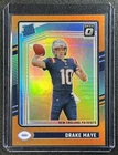 DRAKE MAYE 2024 PANINI DONRUSS OPTIC #229 ORANGE RATED ROOKIE 144/249 PATRIOTS