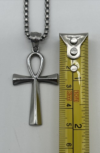 Ankh Cross Pendant In Sterling Silver - Foto 4