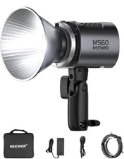 NEEWER MS60 LED Video Light with 2.4G/APP Control, 65W 5600K Daylight Mini COB