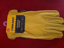 UPC 731919051370 product image for Firm Grip Gloves Deerskin Leather Multi Purpose Work Gloves LARGE New | upcitemdb.com